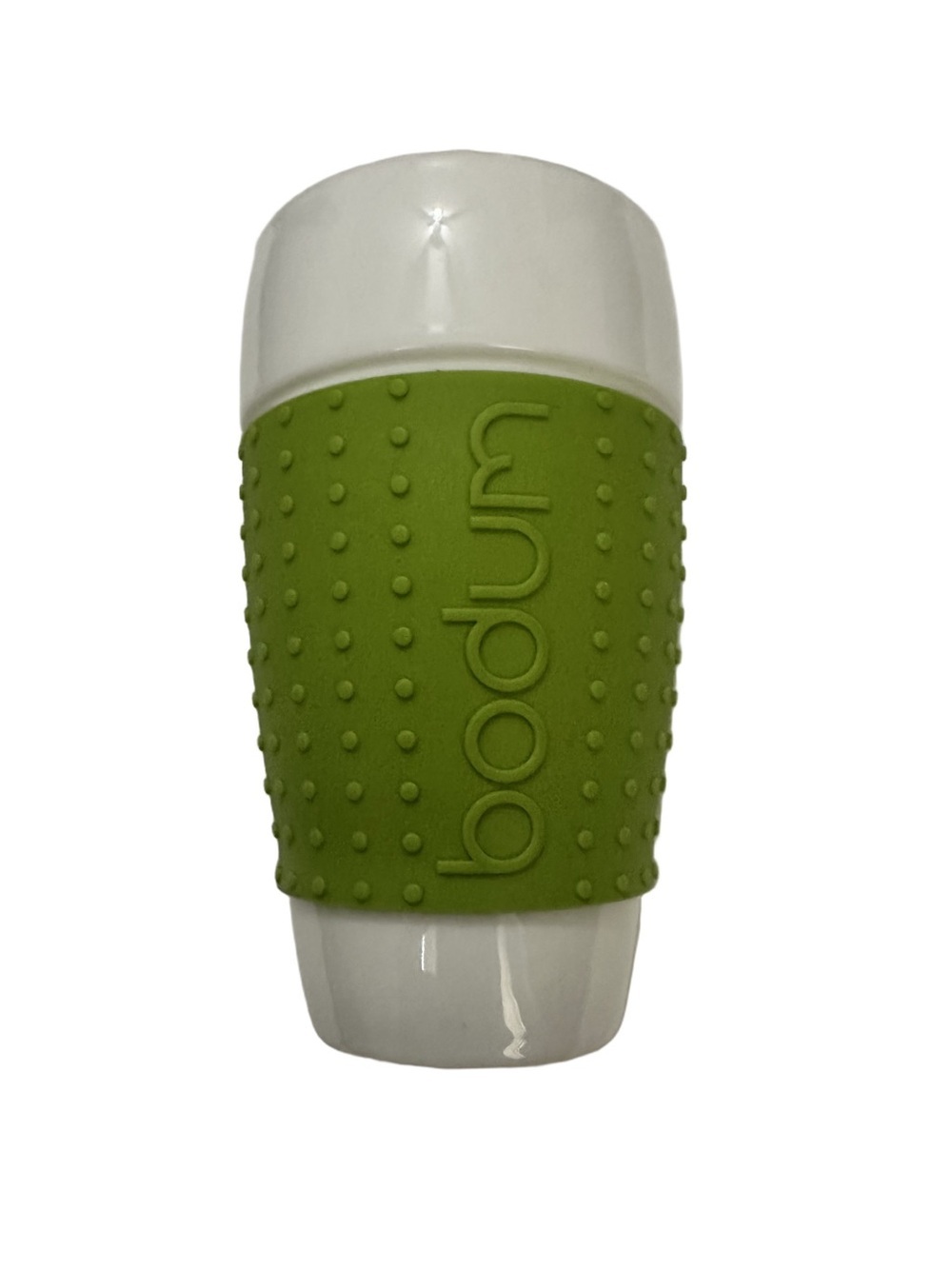 Bodum Pavina Green Grip Porcelain Travel Tumbler Mugs Textured Grip 0.5L, 1 mug